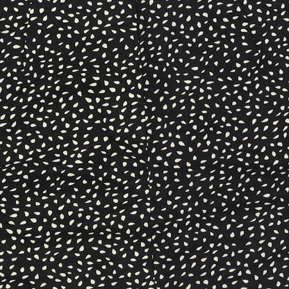 SHEIN Womens Black Geometric Polyester A-Line Skirt Size M