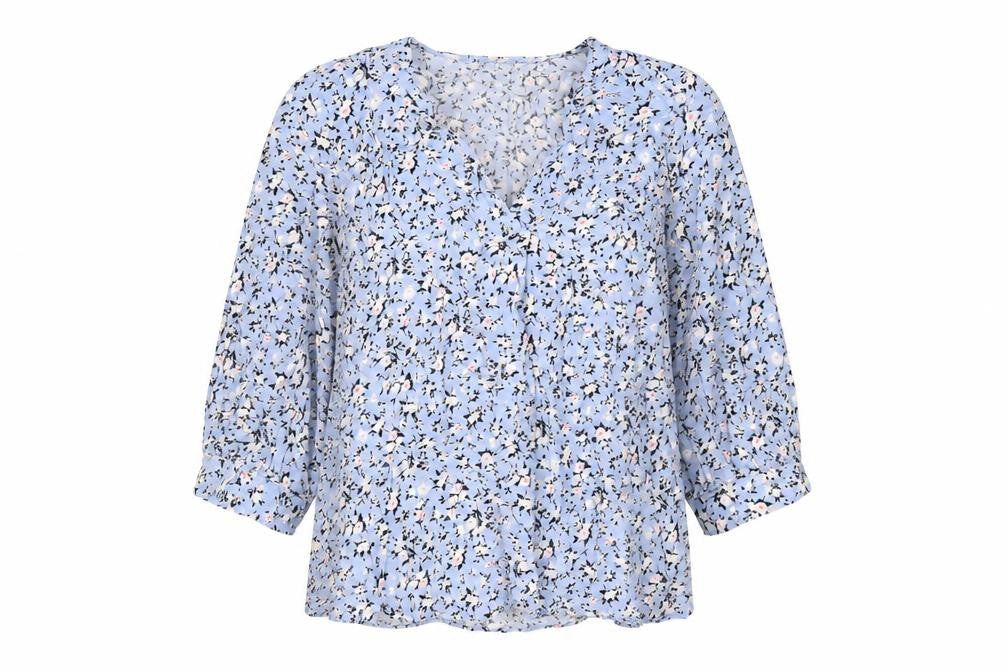 Papaya Womens Multicoloured Floral Viscose Kimono Blouse Size 10 V-Neck
