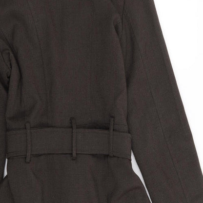 Preloved VOV Womens Brown   Jacket Coat Size M  Button - Label