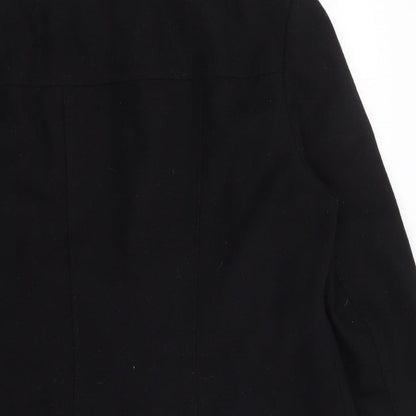 Preloved Evand  Womens Black   Jacket Coat Size 16  Button - Label