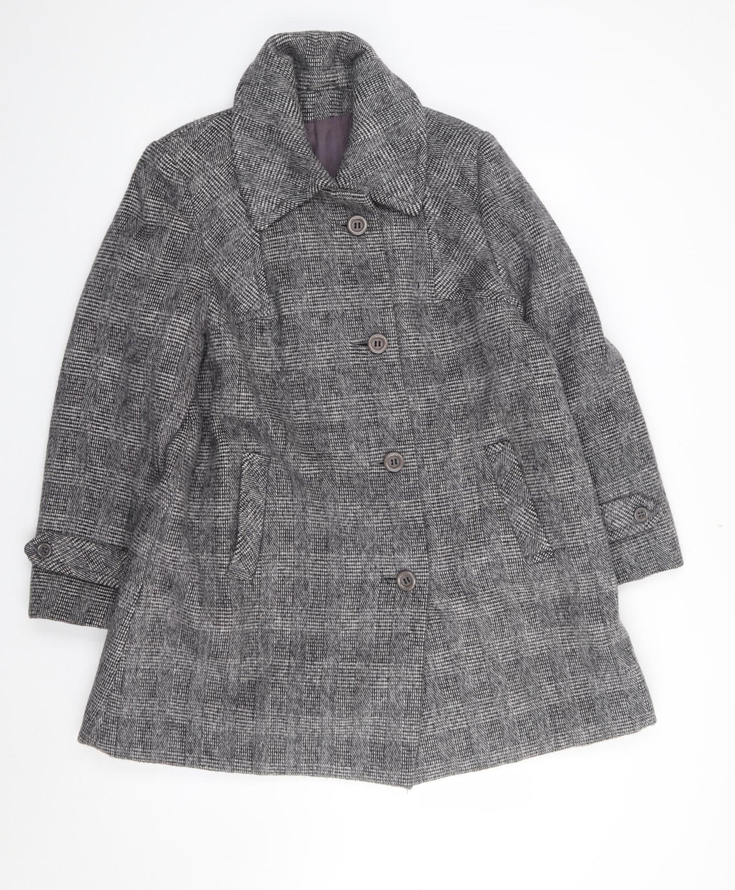 La Petite Womens Grey   Jacket Blazer Size S  Button