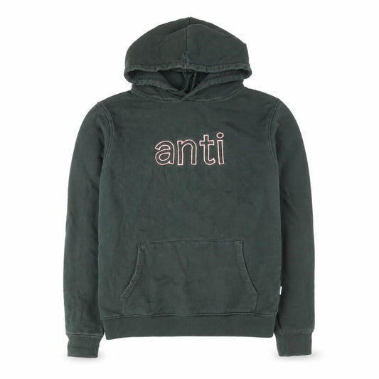 Anti Blue  Womens Green  100% Cotton Pullover Hoodie Size M  Pullover
