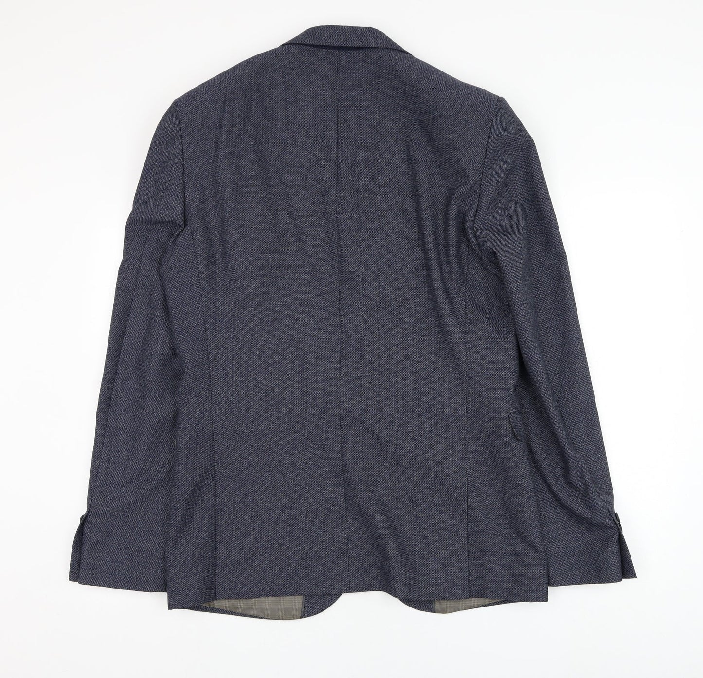 NEXT Mens Blue  Polyester Jacket Suit Jacket Size 40