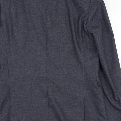 Next Mens Blue  Polyester Jacket Suit Jacket Size 40
