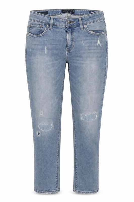 Lucky Brand Womens Blue  Cotton Capri Jeans Size 10 L26 in Regular