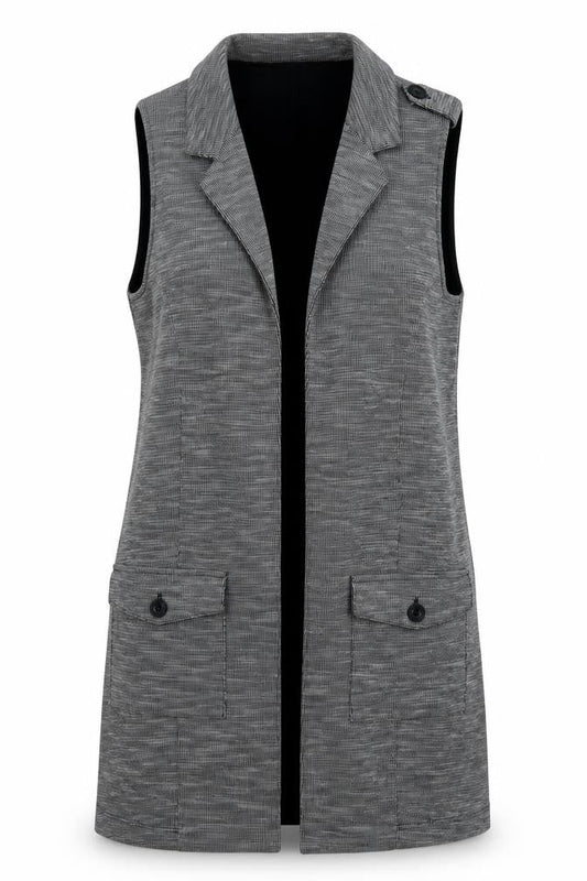 Miss Selfridge Womens Grey Collared  Polyester Cardigan Jumper Size 8
