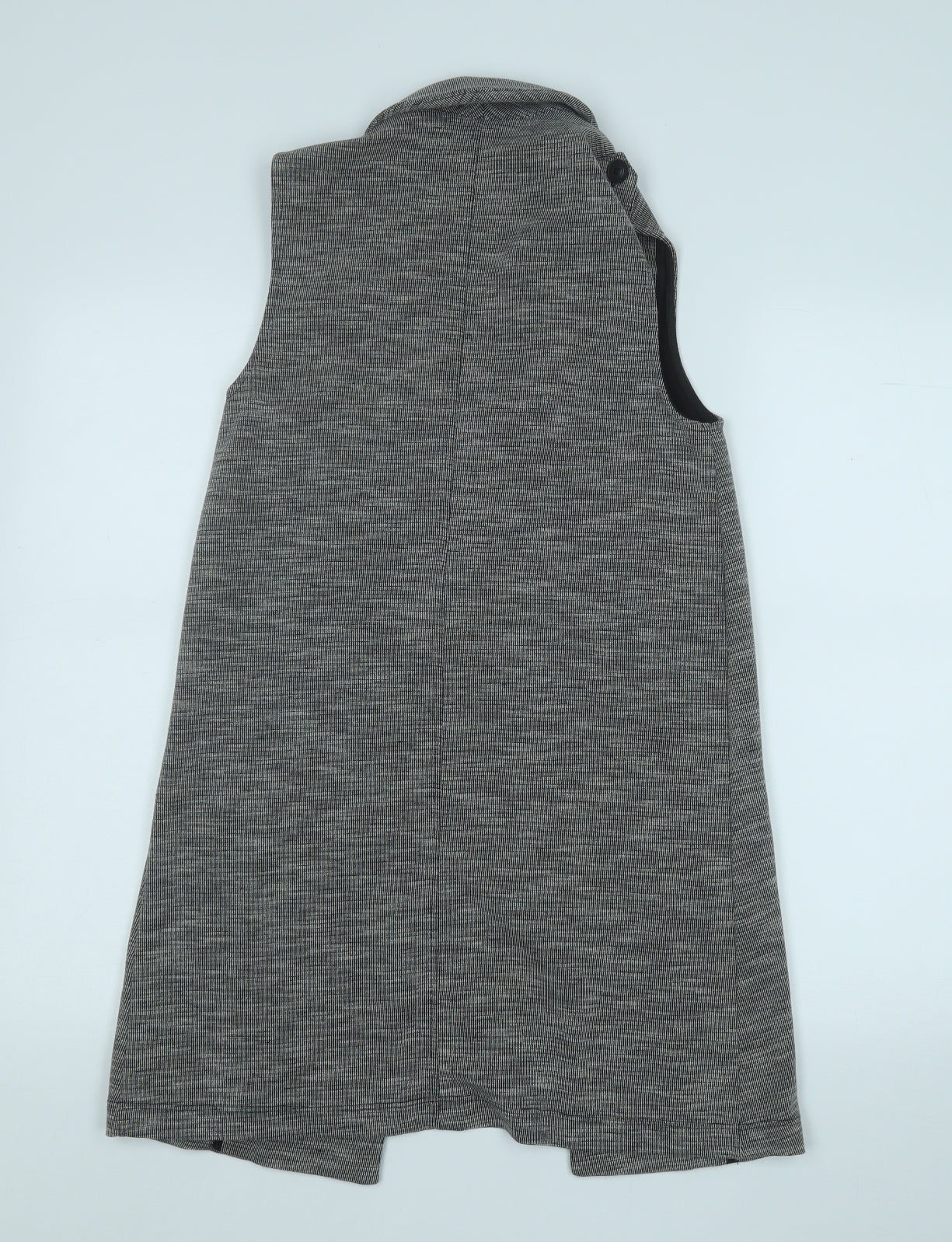 Miss Selfridge Womens Grey Collared  Polyester Cardigan Jumper Size 8
