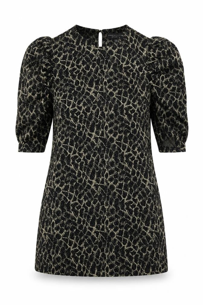 Dorothy Perkins Womens Gold Round Neck  Polyester Pullover Jumper Size 8