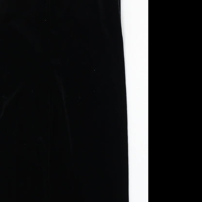 Preloved essence Womens Black  Polyester Sheath  Size 12  Round Neck - Label