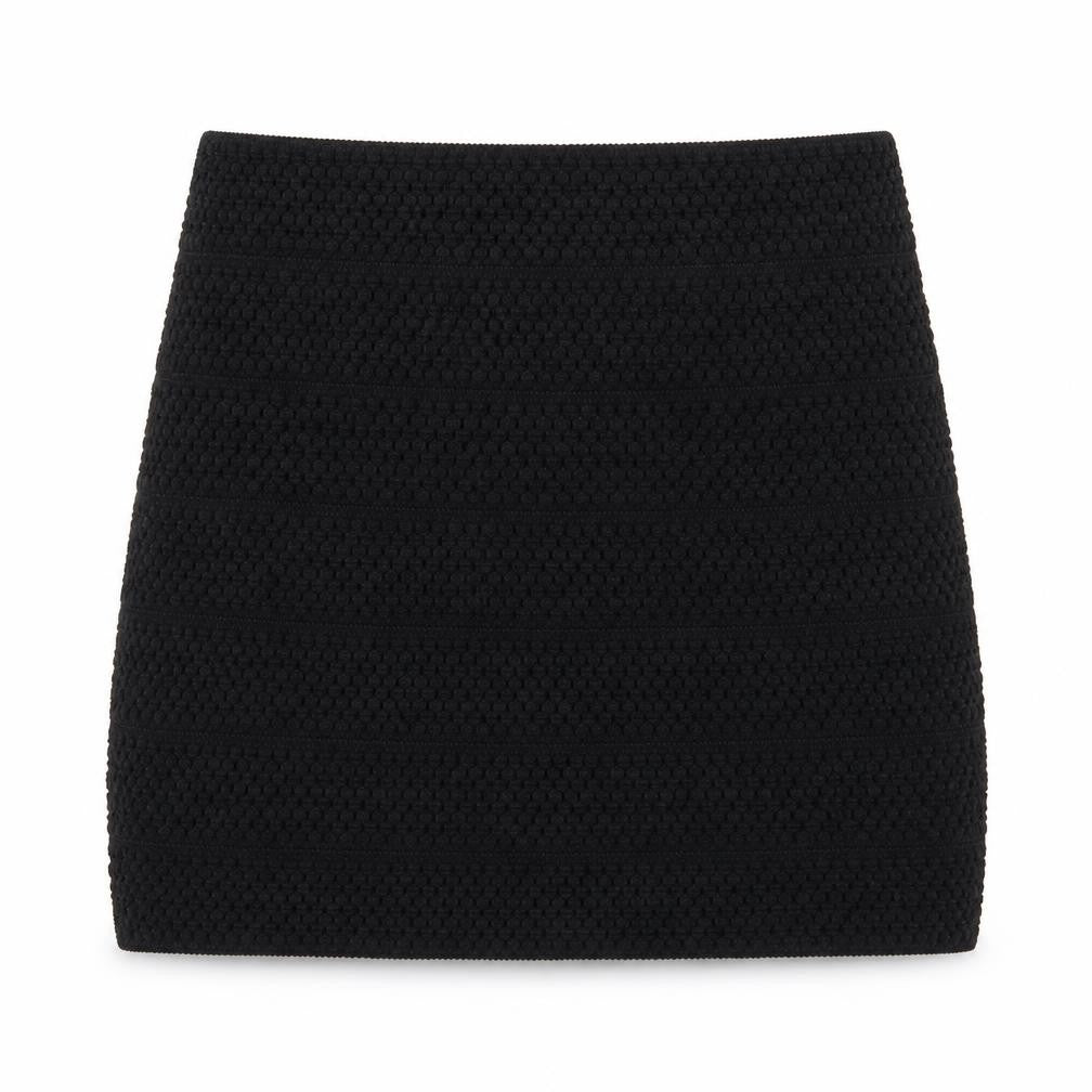 Ricki Womens Black  Polyester A-Line Skirt Size S