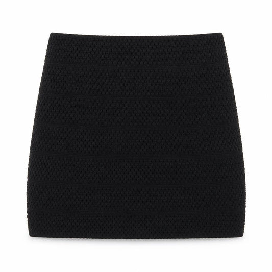 Ricki Womens Black  Polyester A-Line Skirt Size S