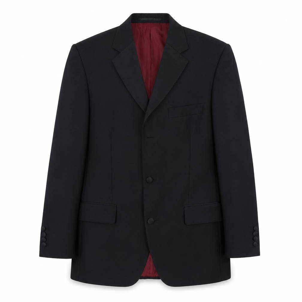 Scott & Taylor Mens Black  Wool Jacket Suit Jacket Size 38