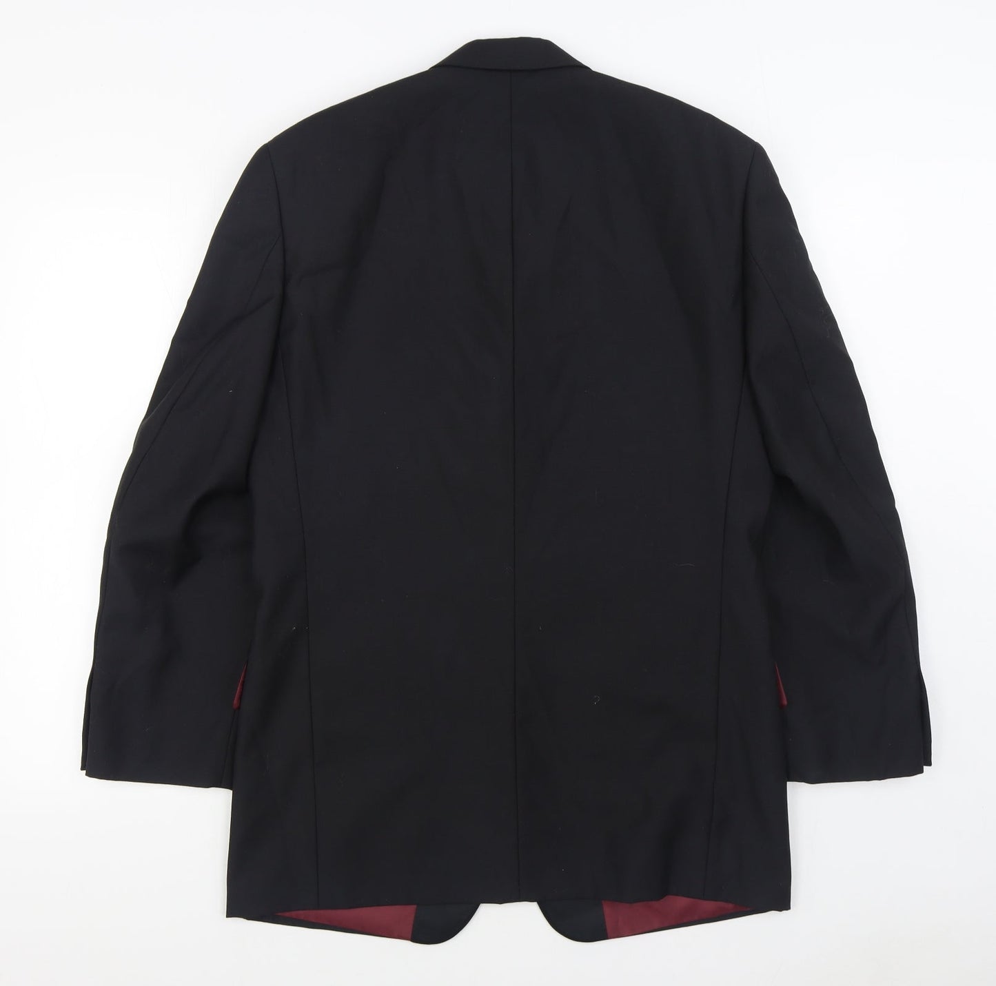 Scott & Taylor Mens Black  Wool Jacket Suit Jacket Size 38