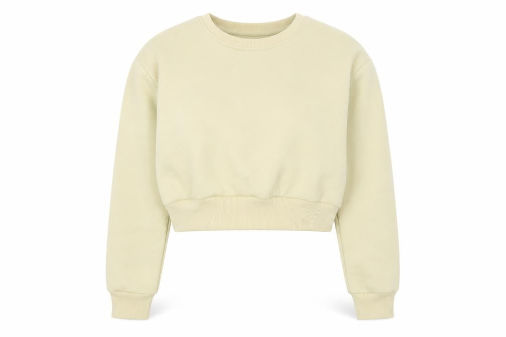 SheIn Womens Beige  Polyester Pullover Sweatshirt Size XS  Pullover