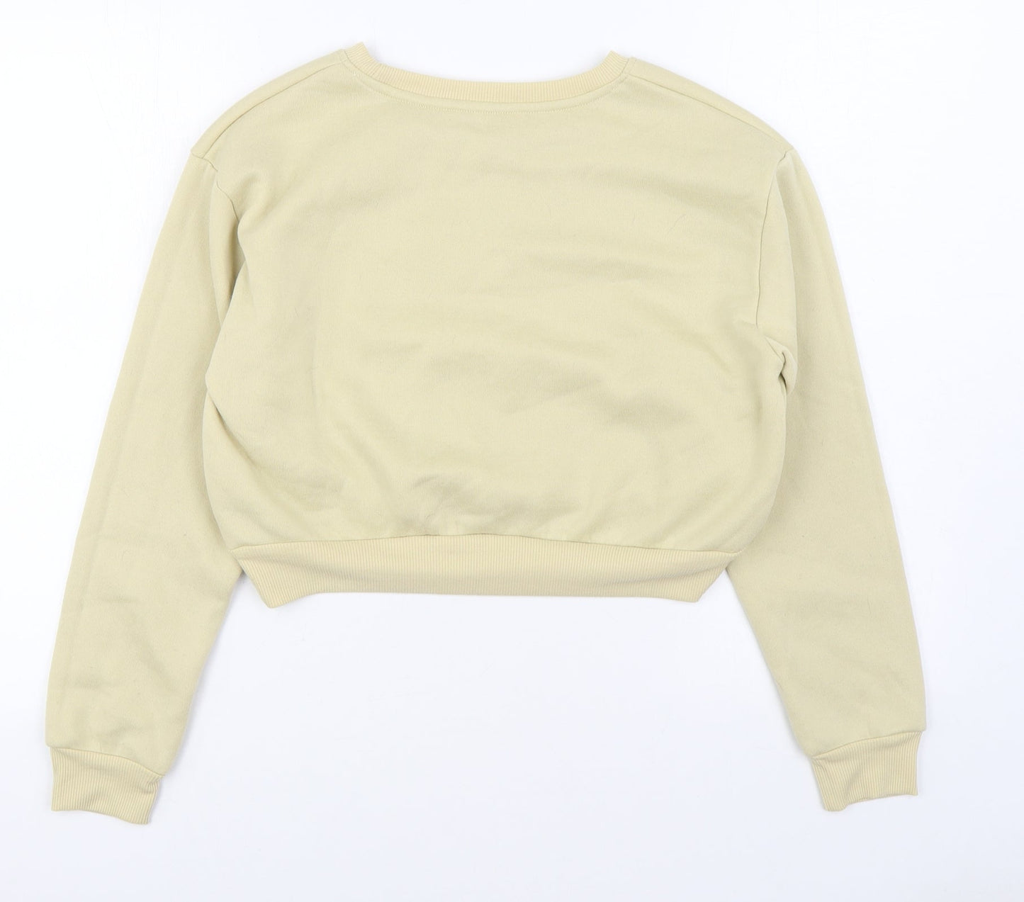 SheIn Womens Beige  Polyester Pullover Sweatshirt Size XS  Pullover