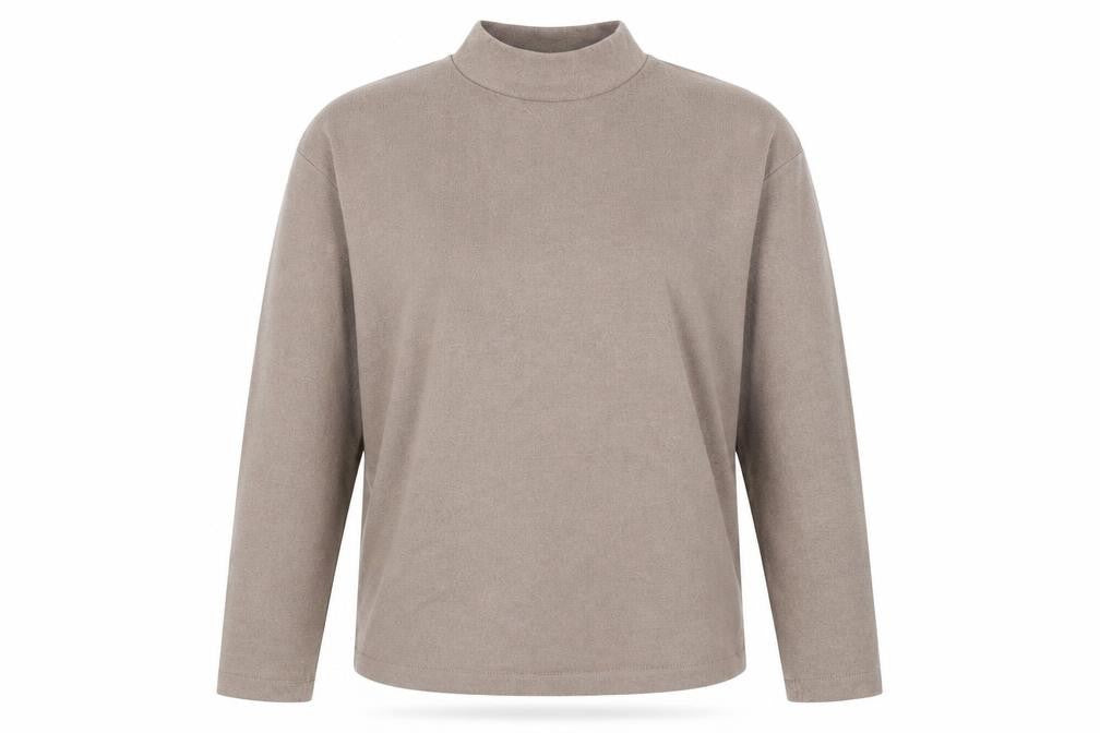 H&M Womens Beige Round Neck  Viscose Pullover Jumper Size XS