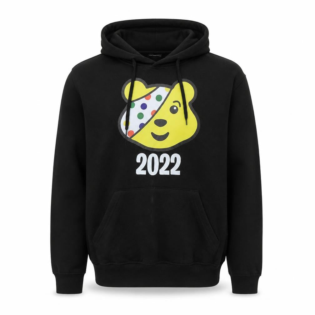 Uneek Mens Black  Cotton Pullover Hoodie Size S