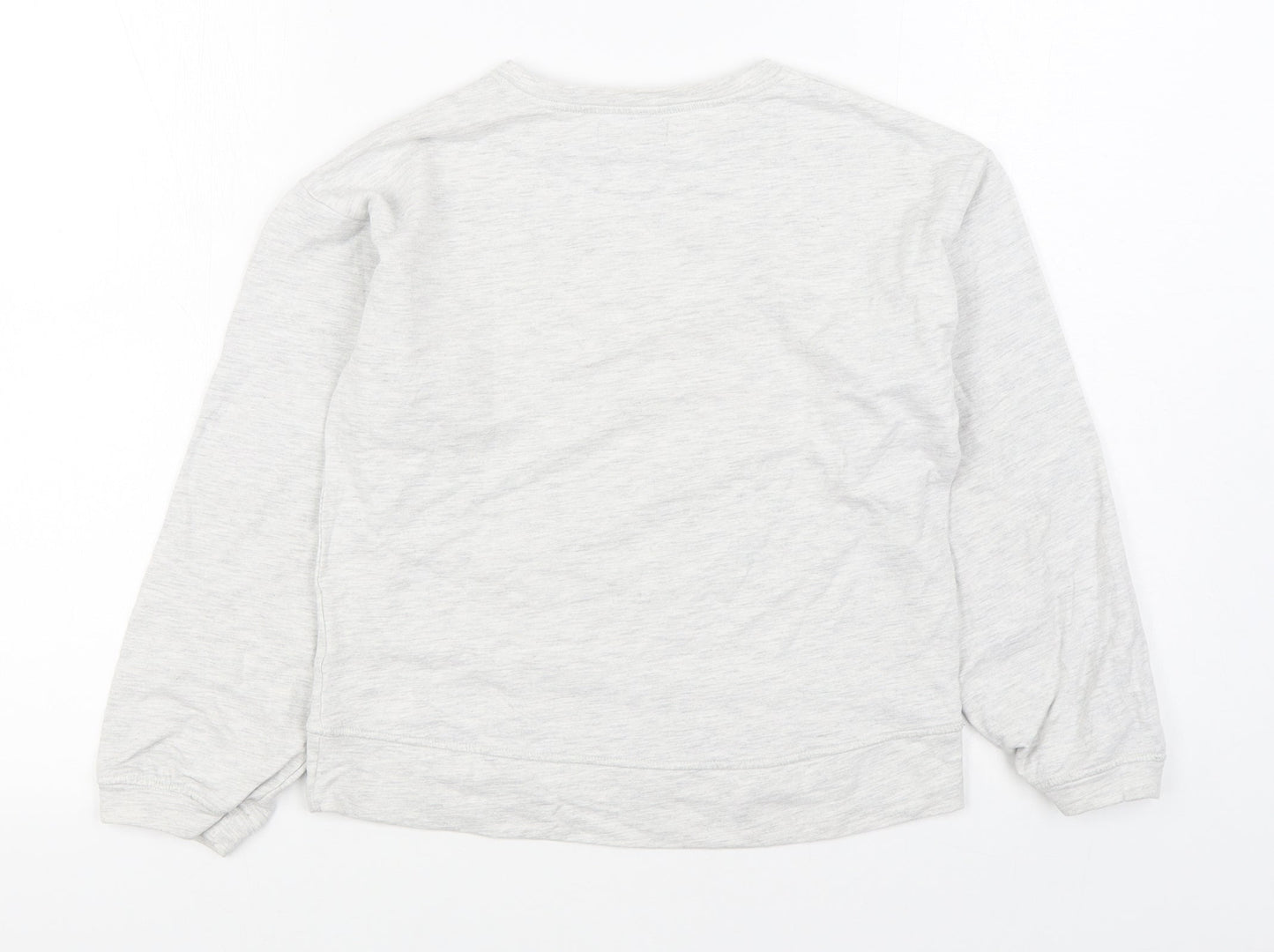 LN Womens Grey  Cotton Pullover Sweatshirt Size XS  Pullover