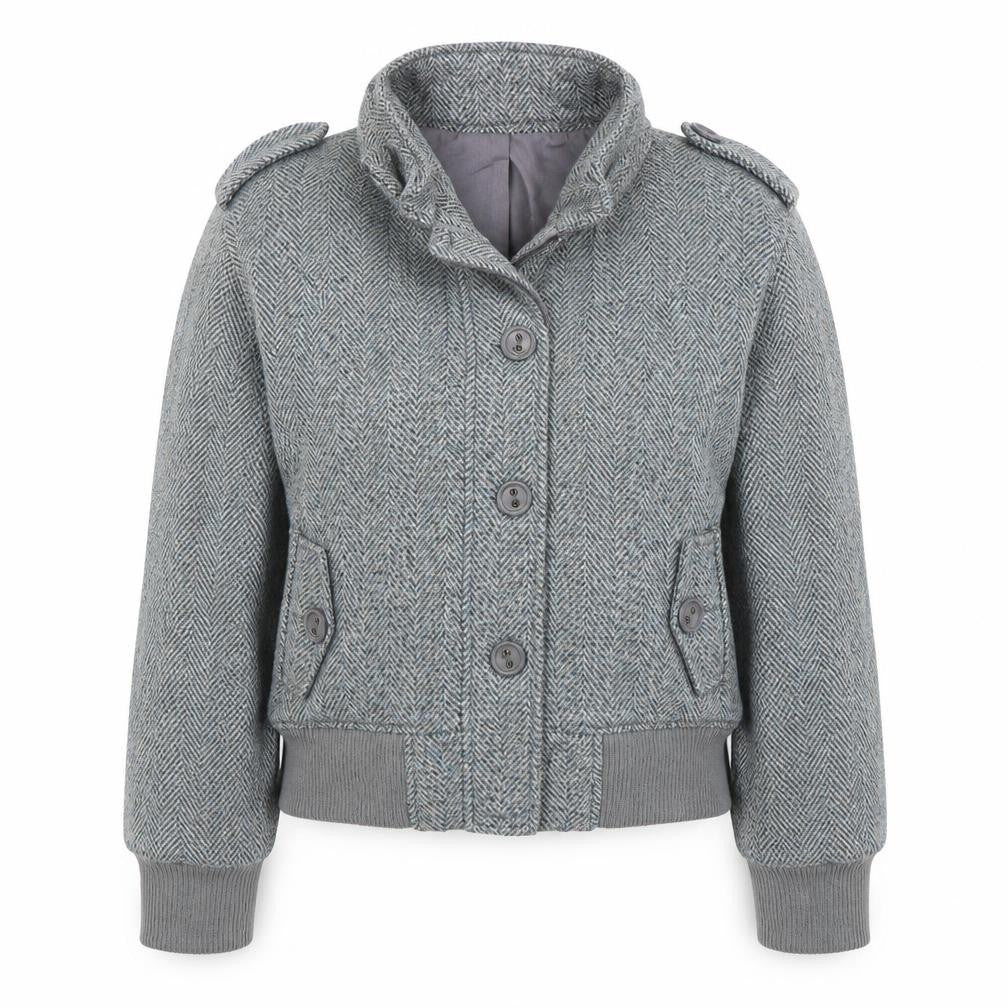 E-vie Womens Blue   Jacket  Size 18  Button