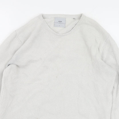 Minimum Mens Beige Round Neck  Cotton Pullover Jumper Size XL
