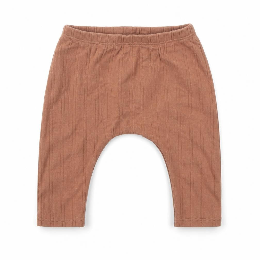 NEXT Girls Brown  Cotton Capri Trousers Size 3-6 Months  Pullover