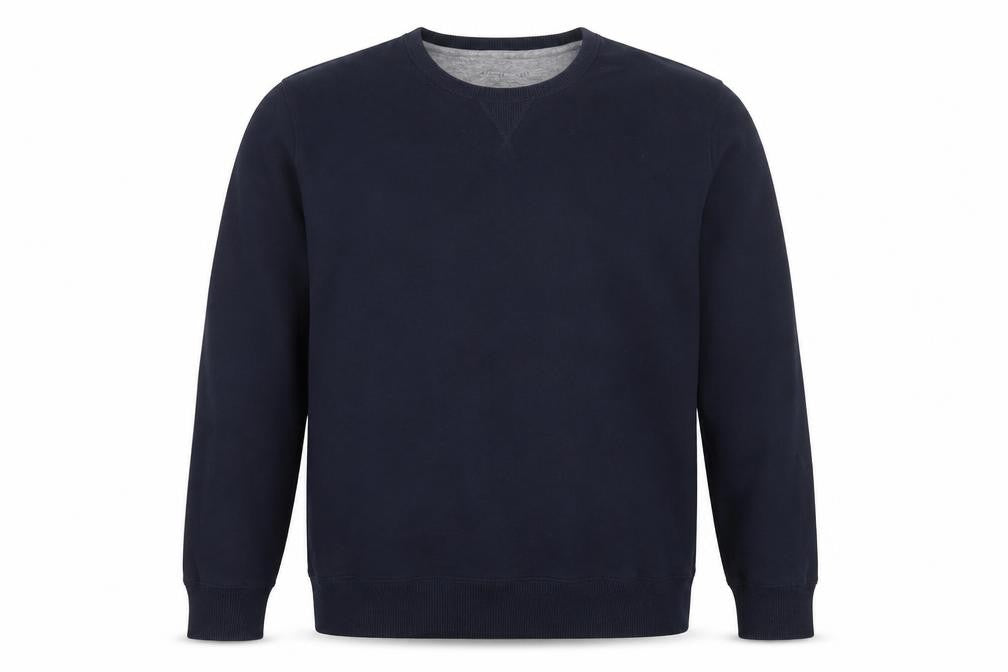 Modern Essentials  Mens Blue  Cotton Pullover Sweatshirt Size M