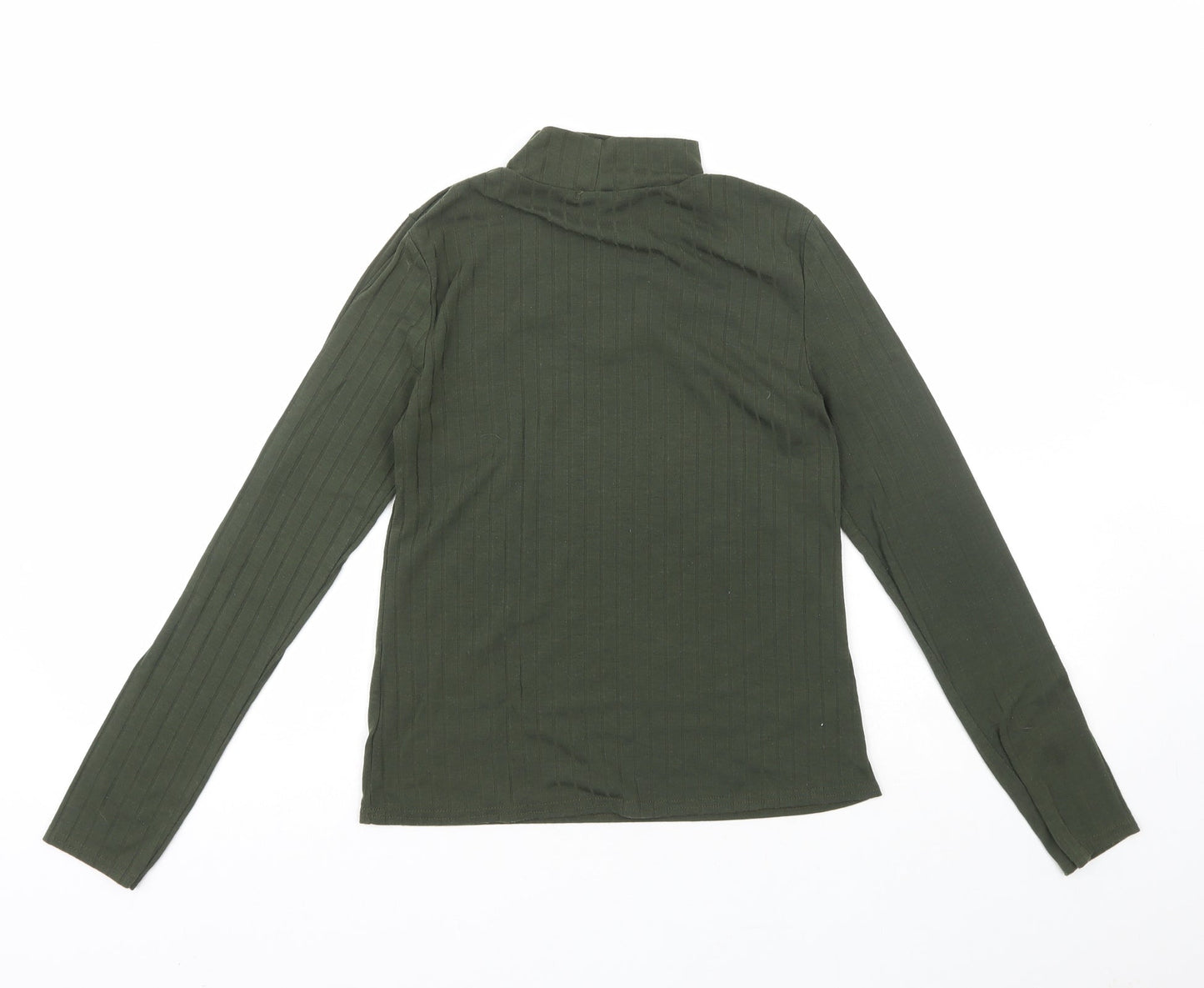 Chemistry Womens Green  Polyester Pullover Sweatshirt Size 12