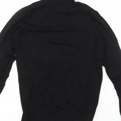 Dunnes  Womens Black  Viscose Pullover Sweatshirt Size M