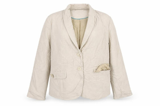 Bonmarché Womens Beige  Linen Jacket Suit Jacket Size 14