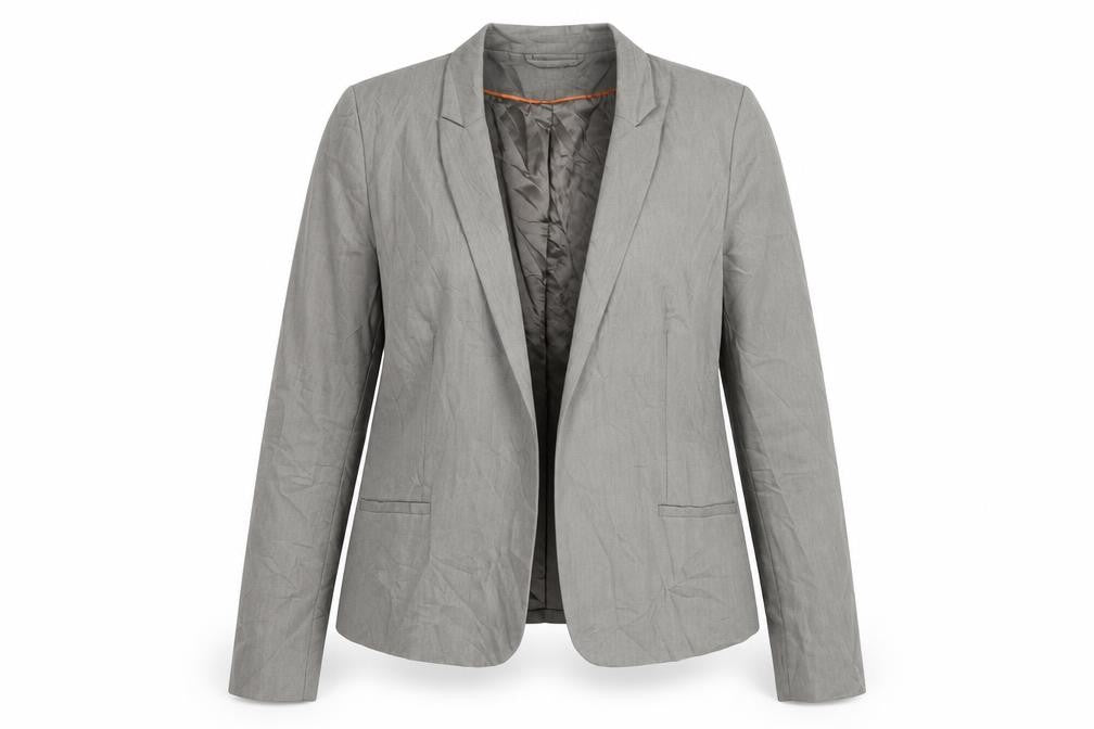 Papaya Womens Grey  Polyester Jacket Suit Jacket Size 14
