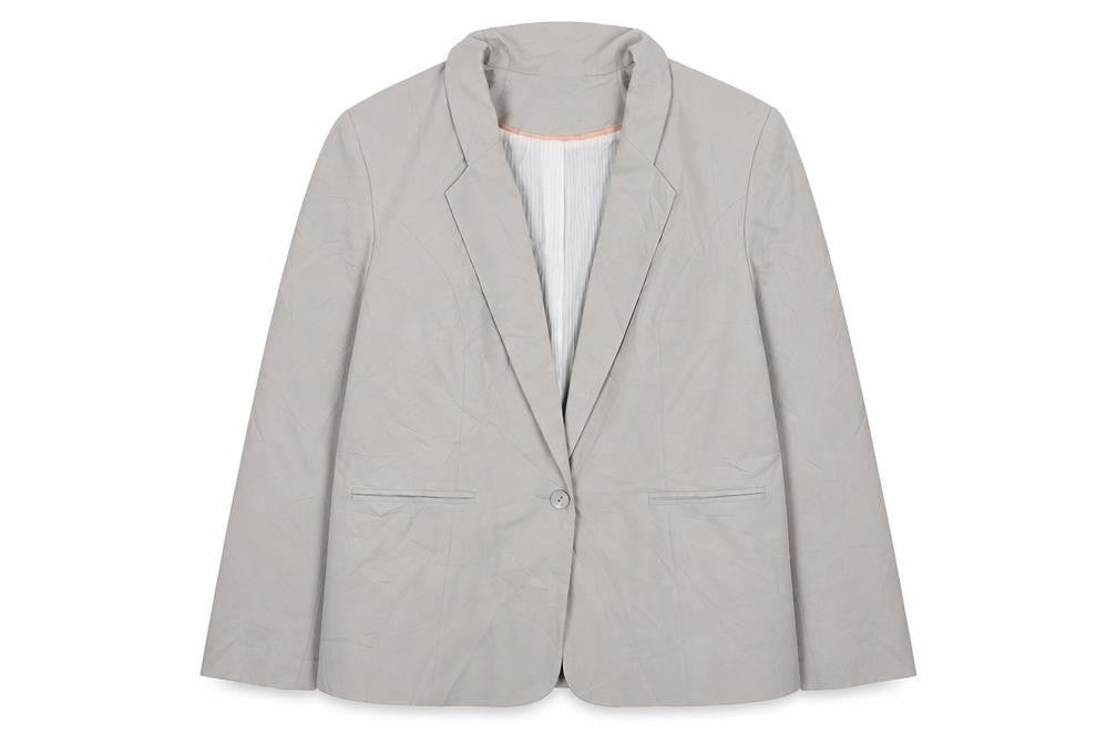 Atmosphere Womens Grey  Polyester Jacket Suit Jacket Size 20