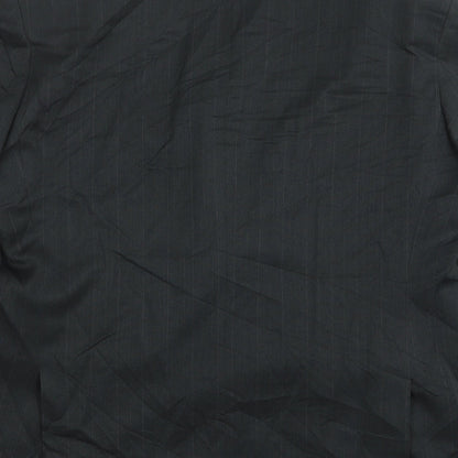 Berkertex Mens Green Striped Wool Jacket Suit Jacket Size 46