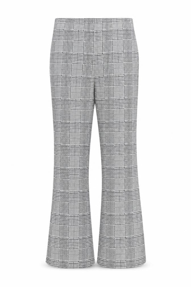 Shein Curve Womens Black Herringbone Polyester Trousers  Size XL L32 in Regular