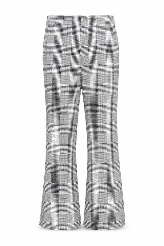 Shein Curve Womens Black Herringbone Polyester Trousers  Size XL L32 in Regular