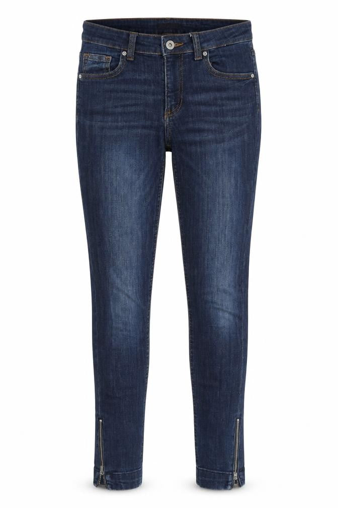 H&M  Womens Blue  Cotton Skinny Jeans Size 28 L28 in Regular Zip