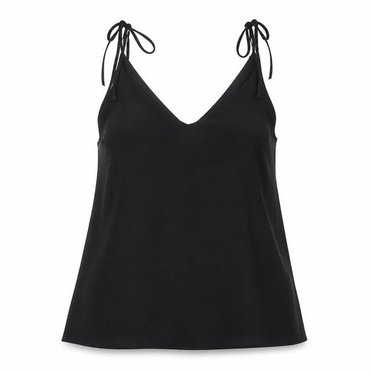 River Island  Womens Black  Polyester Camisole Tank Size 10 V-Neck