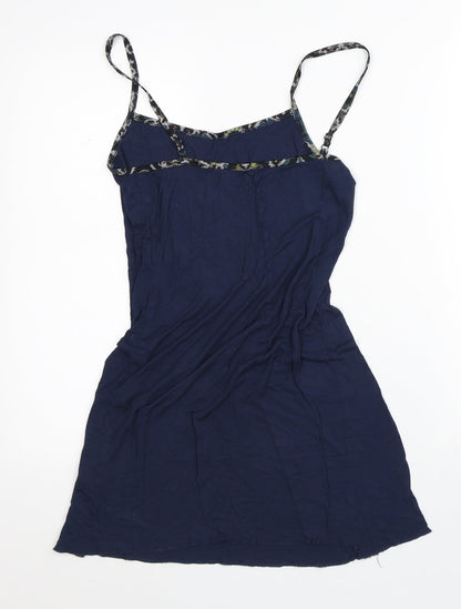 Womens Blue  Polyester A-Line  Size S  Square Neck