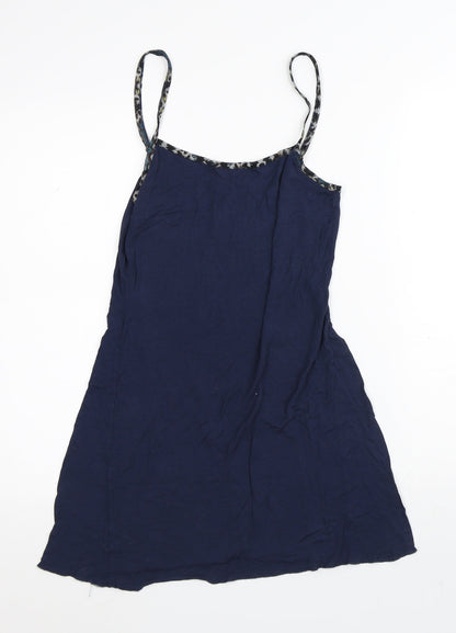 Womens Blue  Polyester A-Line  Size S  Square Neck