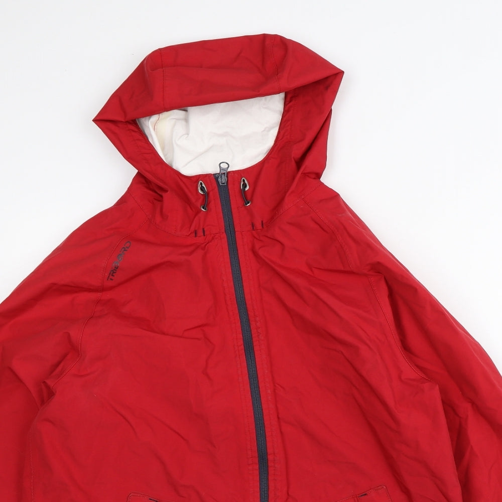 Tribord Womens Red   Rain Coat Coat Size XS