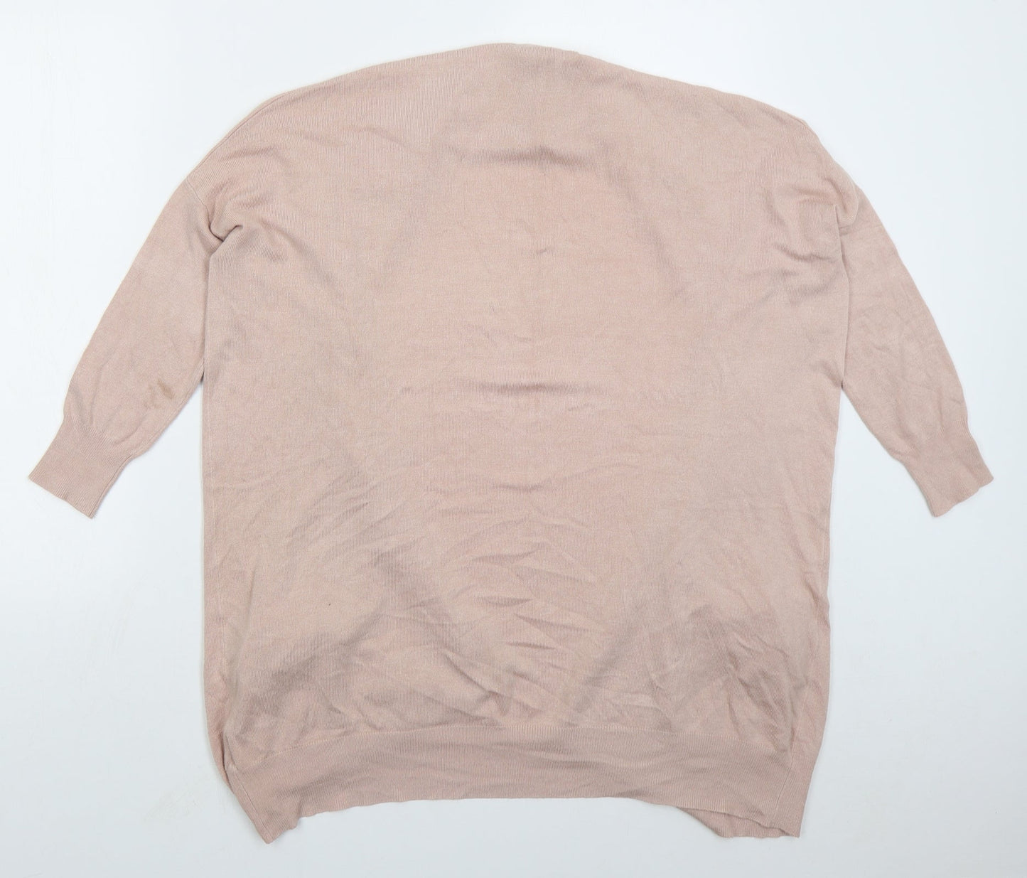 Atmosphere Womens Pink V-Neck  Viscose Cardigan Jumper Size 10
