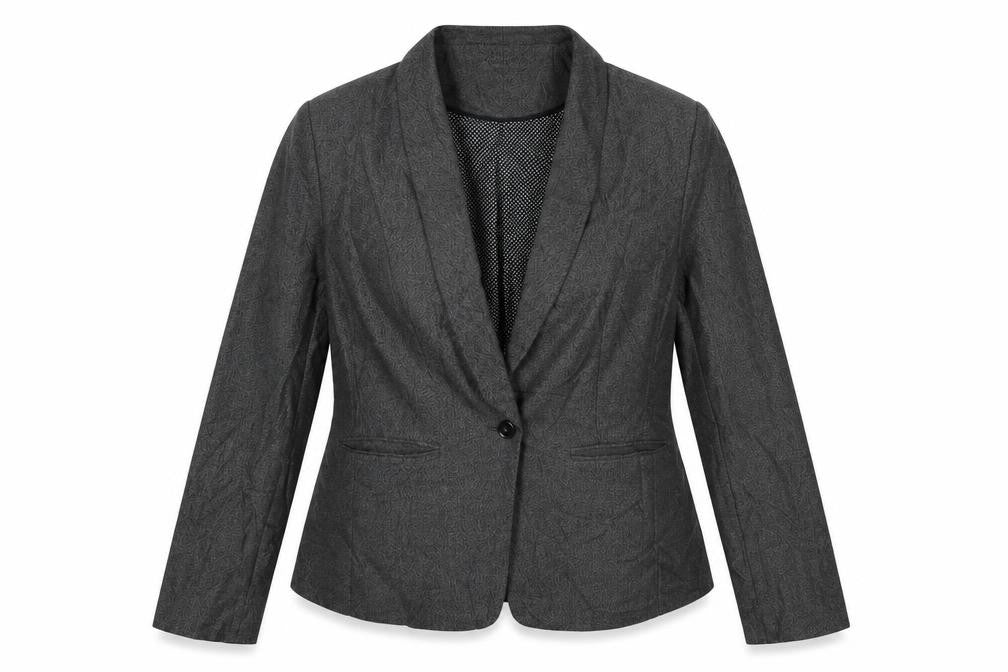NEXT Womens Grey  Polyester Jacket Suit Jacket Size 14