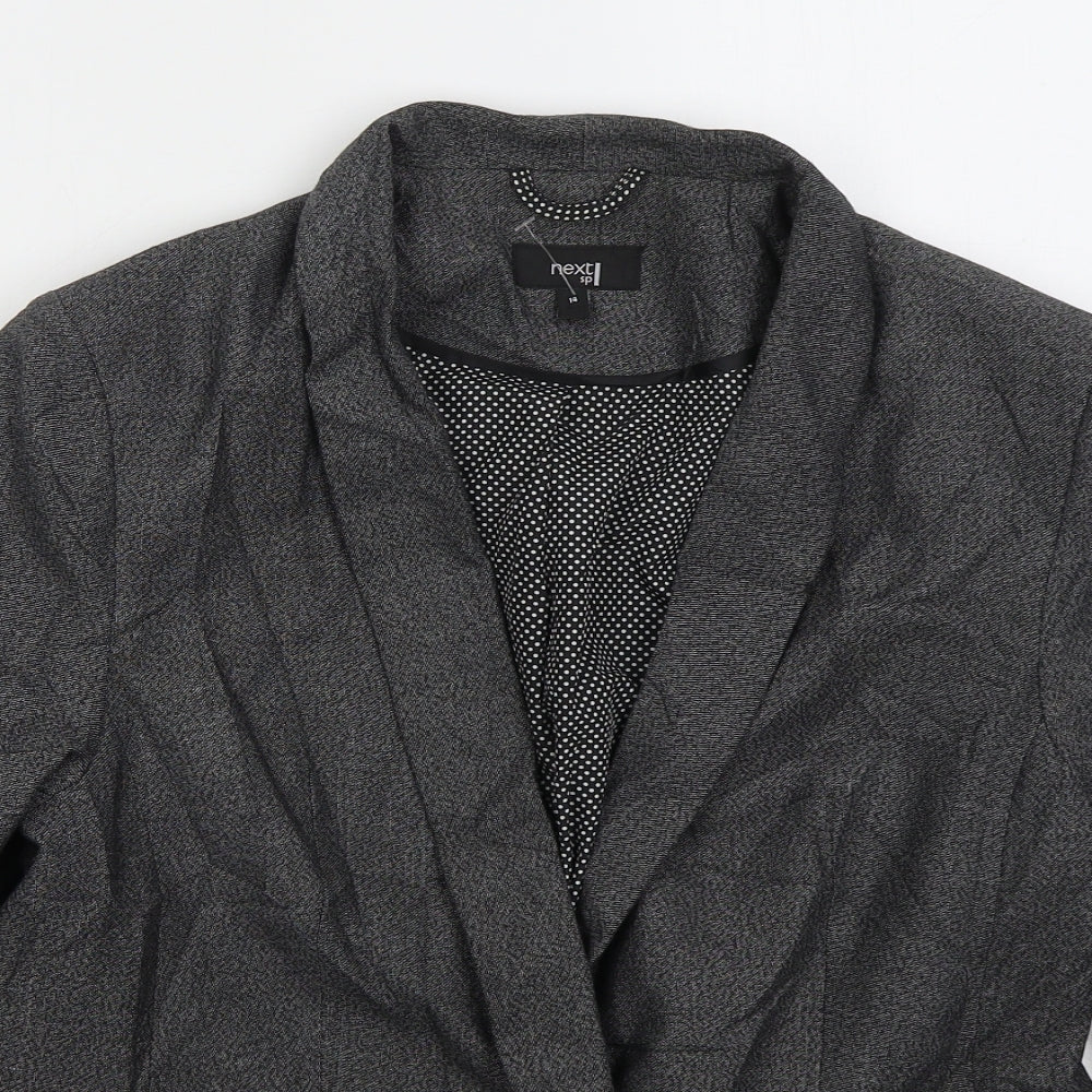 NEXT Womens Grey  Polyester Jacket Suit Jacket Size 14