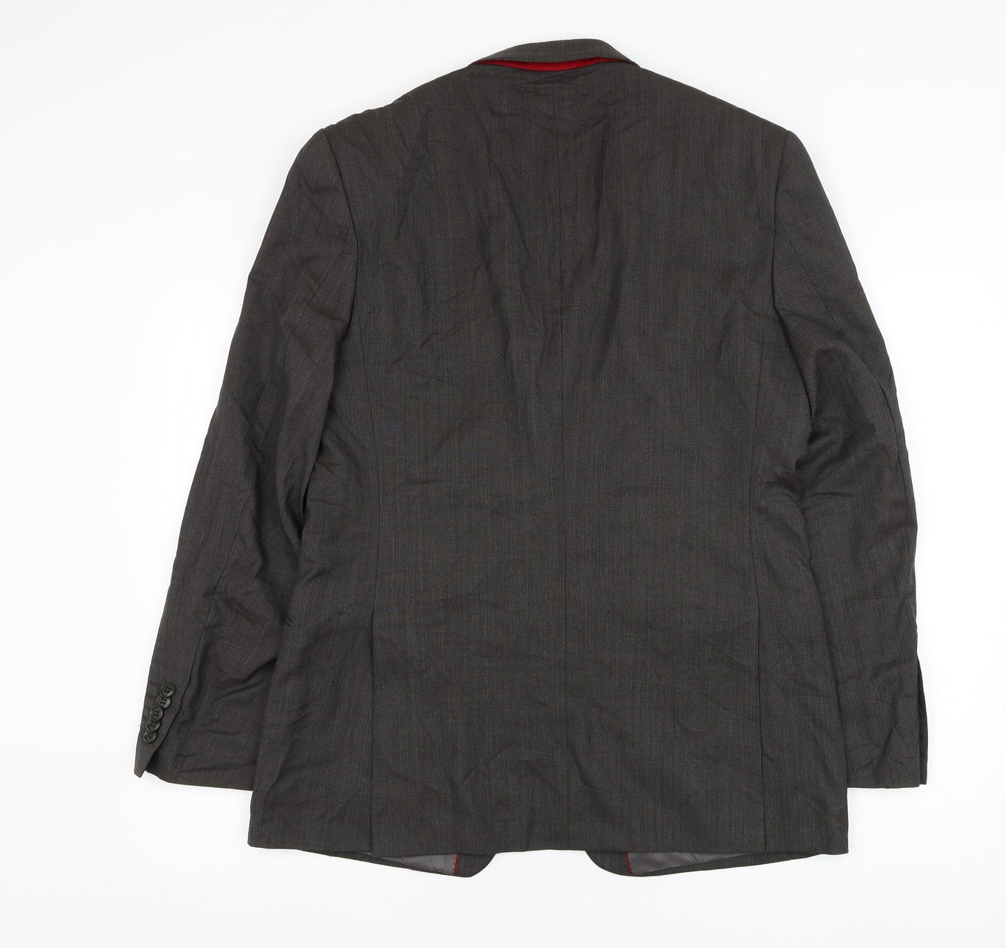 Linea Mens Brown  Wool Jacket Suit Jacket Size 40
