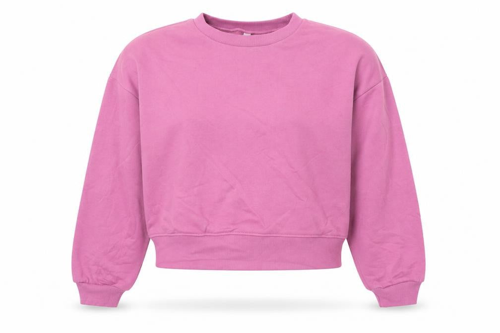 H&M Womens Purple  Cotton Cape Sweatshirt Size M  Pullover