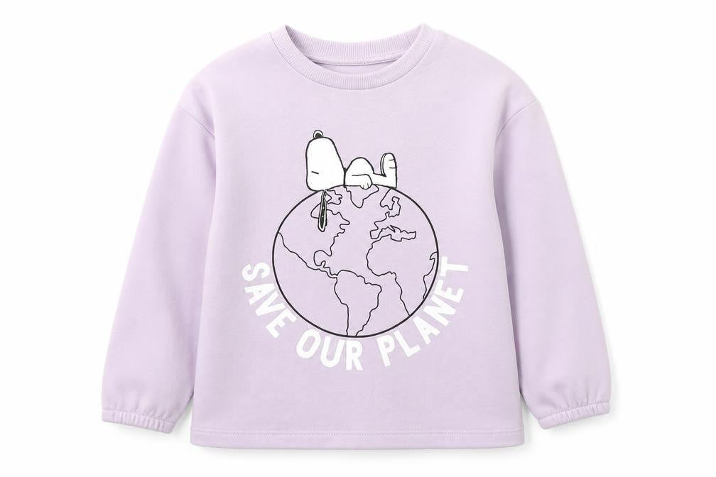 TU Boys Purple  Cotton Pullover Sweatshirt Size 3 Years