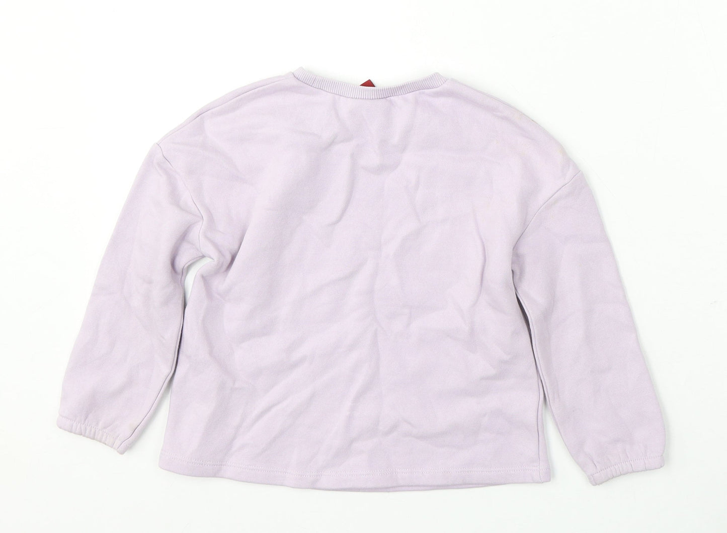TU Boys Purple  Cotton Pullover Sweatshirt Size 3 Years