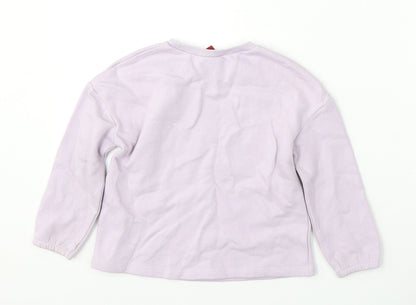 Tu Boys Purple  Cotton Pullover Sweatshirt Size 3 Years