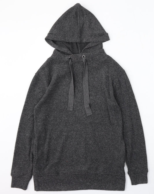 F&F Womens Grey  Polyester Pullover Hoodie Size 6