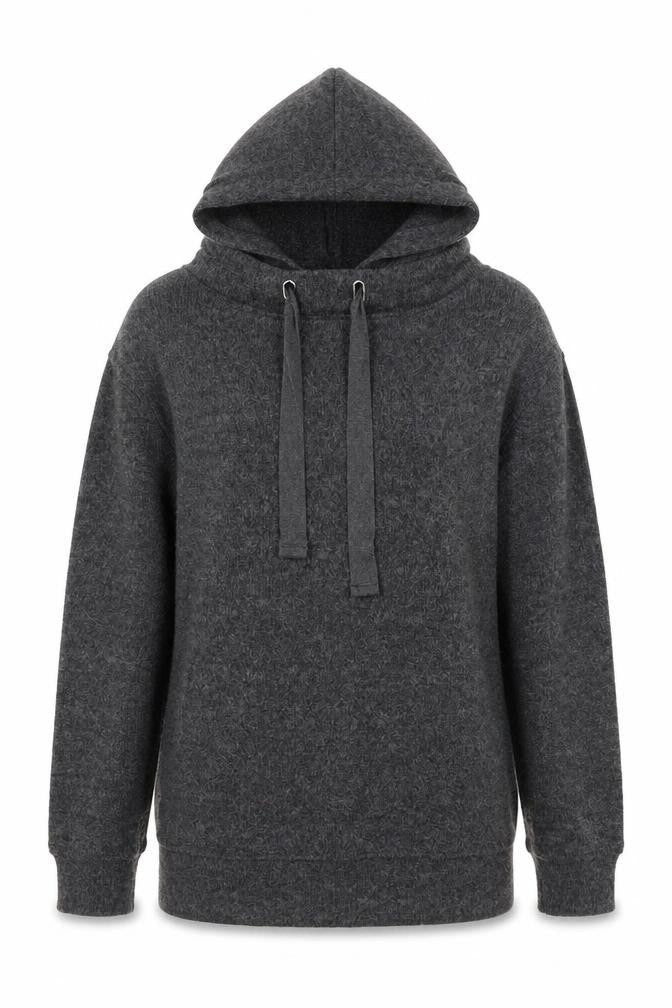 F&F Womens Grey  Polyester Pullover Hoodie Size 6