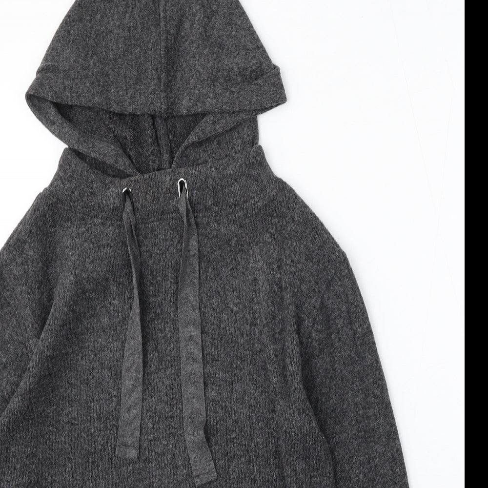 F&F Womens Grey  Polyester Pullover Hoodie Size 6